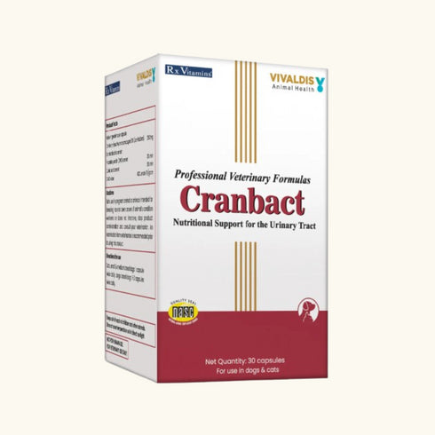 Vivaldis Cranbact Capsules for Dogs and Cats